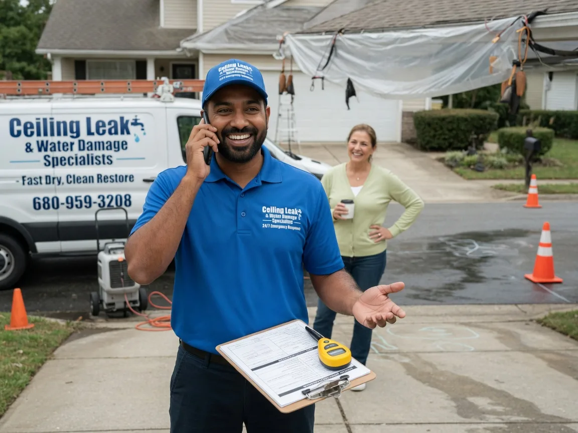 Ceiling Leak Cleanup Missouri Valley, IA FAQs